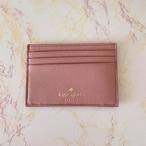 Kate Spade Pink Glitter Card Holder🎀🎀